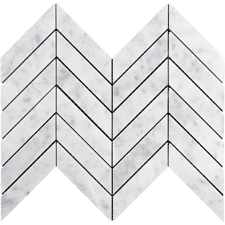 Bianco Carrara Chevron