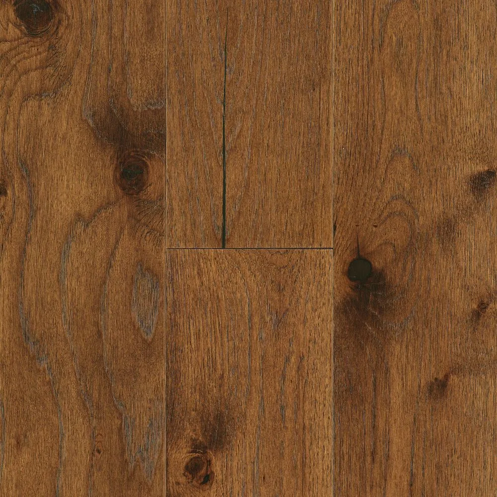 Coastal Highway engineered hardwood flooring in various colors, hickory material, 3/4 inch thickness
