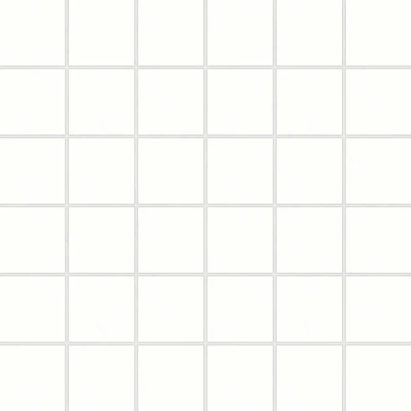 Shandar Plain White Mosaic