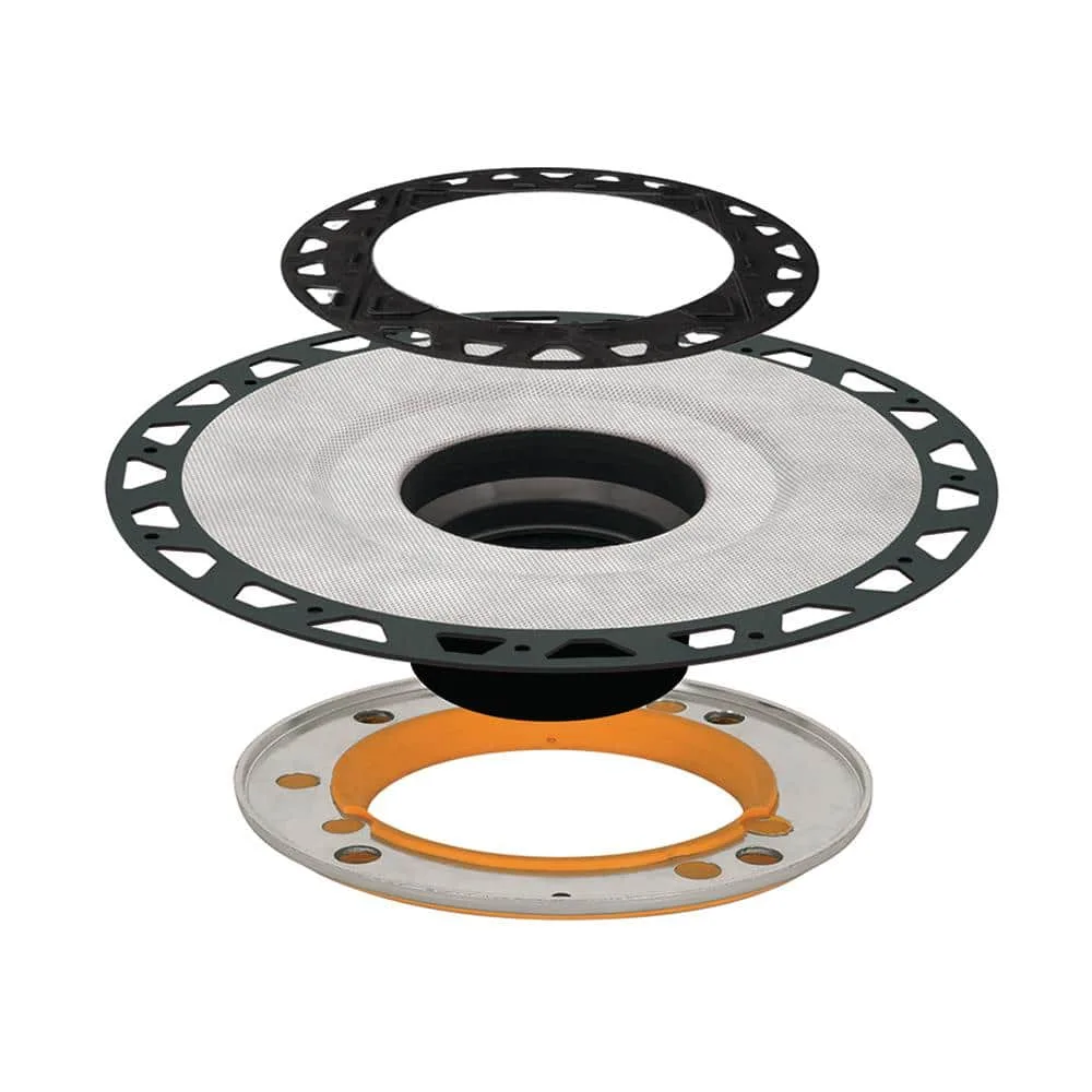 Schluter Kerdi-Drain 7-1/2 in. ABS Adaptor Kit KDA7FLKABS, no color, durable ABS material