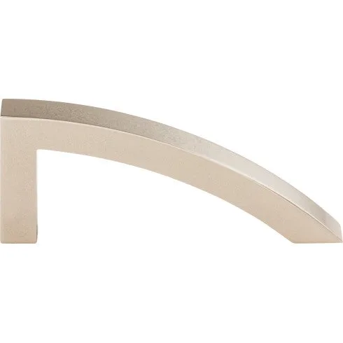 Sloped Pull in Polished Nickel finish, decorative hardware for cabinets and drawers, SANCTUARY collection by Top Knobs
