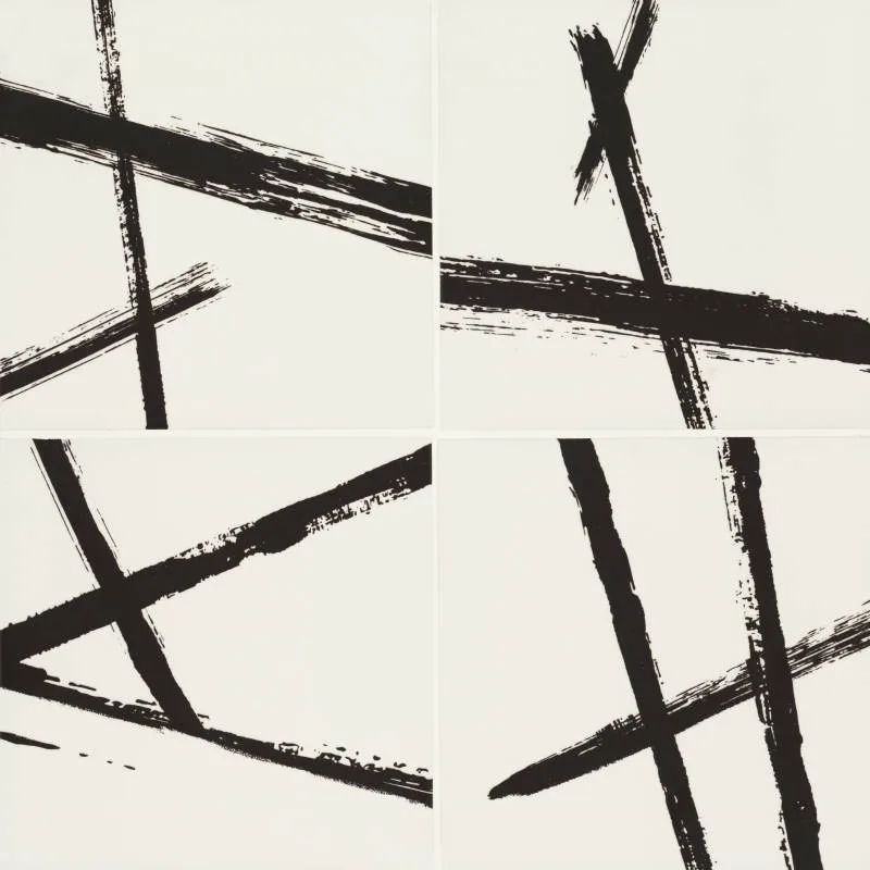 Brush Stroke ceramic tile in matte finish, 9x9 size, square shape, made of ceramic