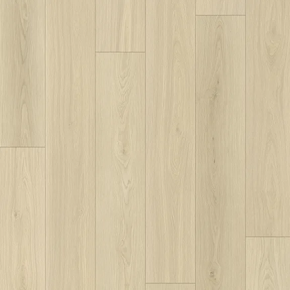 Peerless waterproof laminate flooring in embossed wood grain finish, 60 in x 9 in, waterproof HDF laminate material