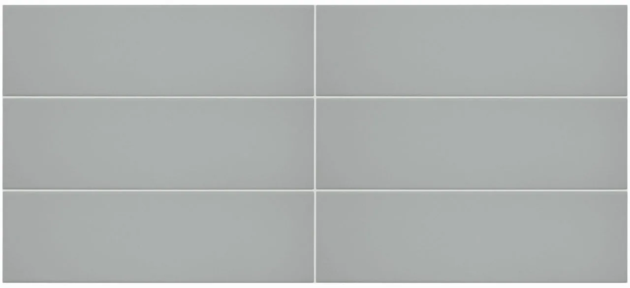 Daltile Stencil Grey 4x12 Matte Glazed Porcelain Tile