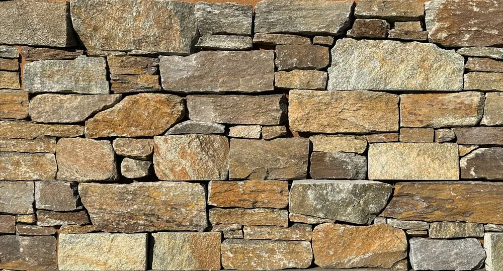 Grand Canyon (2-Pc Dog Ear Corner) Natural Stone Ledger Panel