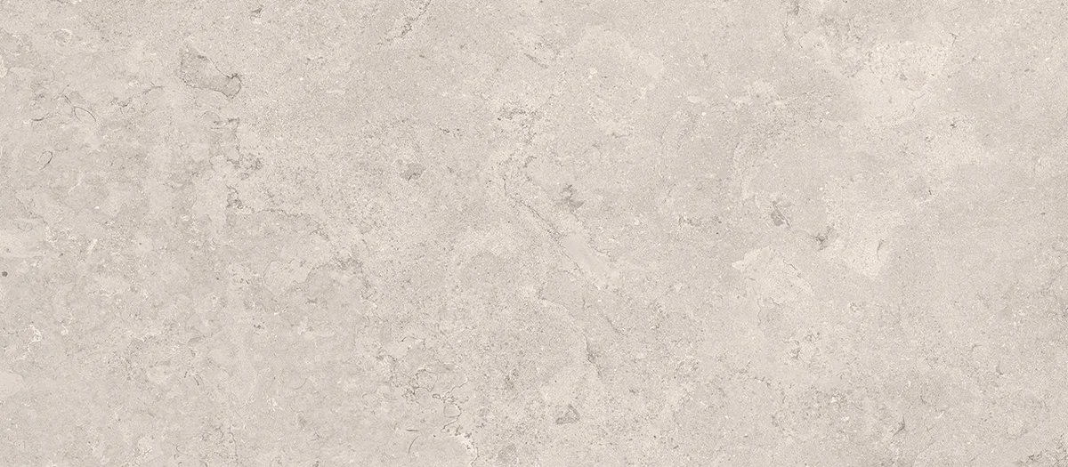 Gris porcelain tile from Unique Bourgogne collection, available in 2x2 and 24x48 sizes with natural finishes.