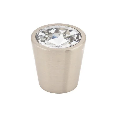 Clear Crystal Center Knob