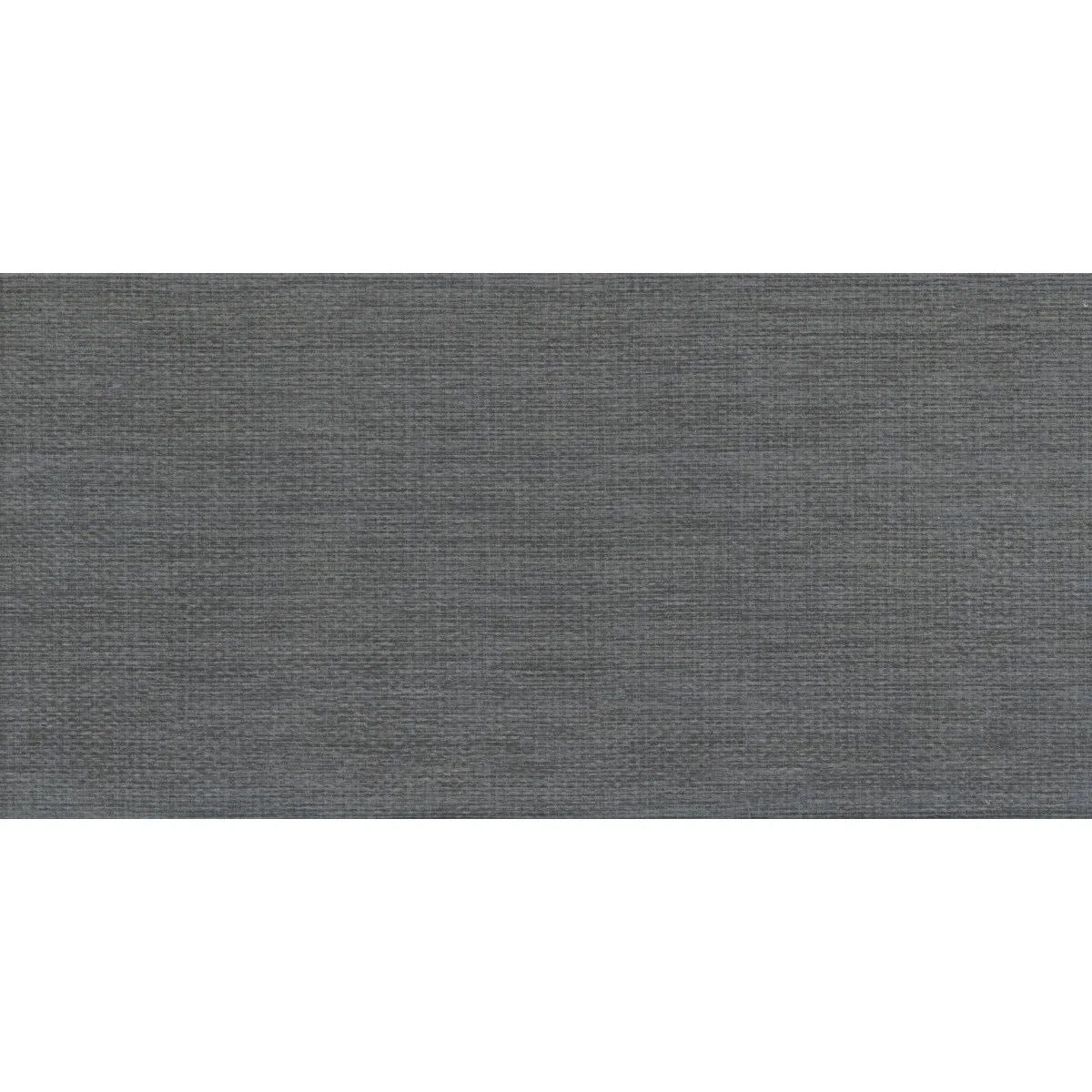 Jute Charcoal Porcelain Tile 12x24 size, showcasing a textured surface in a deep charcoal color