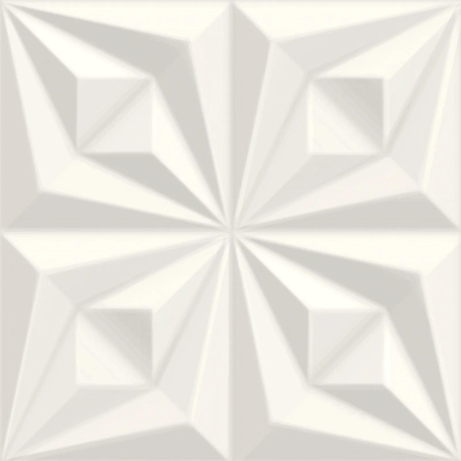 Drapeado Ceramic Tile in Branco and Corten, 23x23 inches, glazed ceramic material