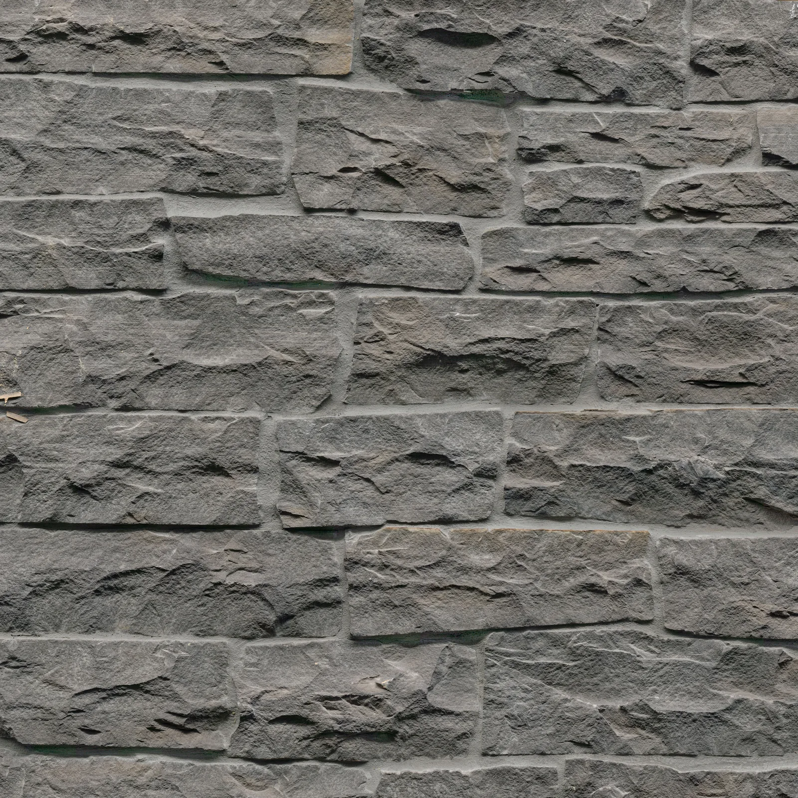 Sable Hills Ledgestone in natural finish, random size, 19.1mm thickness, stacked stone material