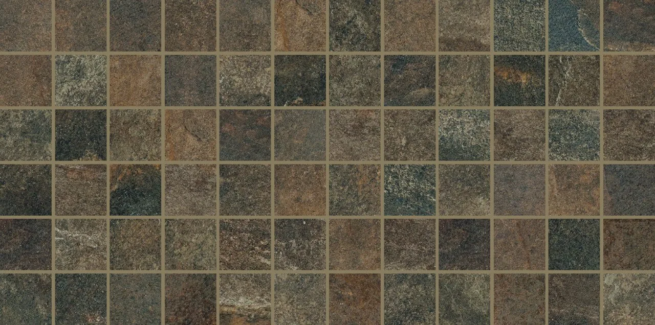 Daltile Slate Attache Multi Brown