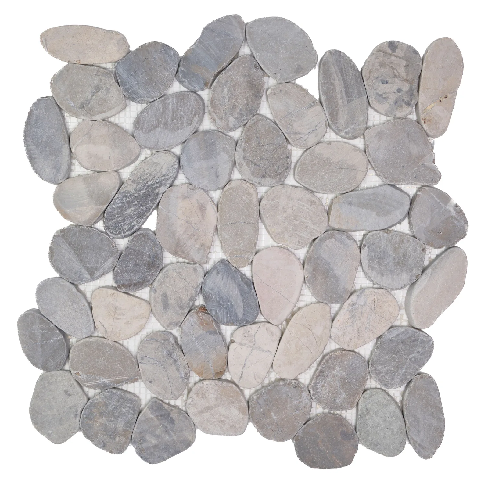 Fancy Grey Flat Indonesian Stone Mosaic
