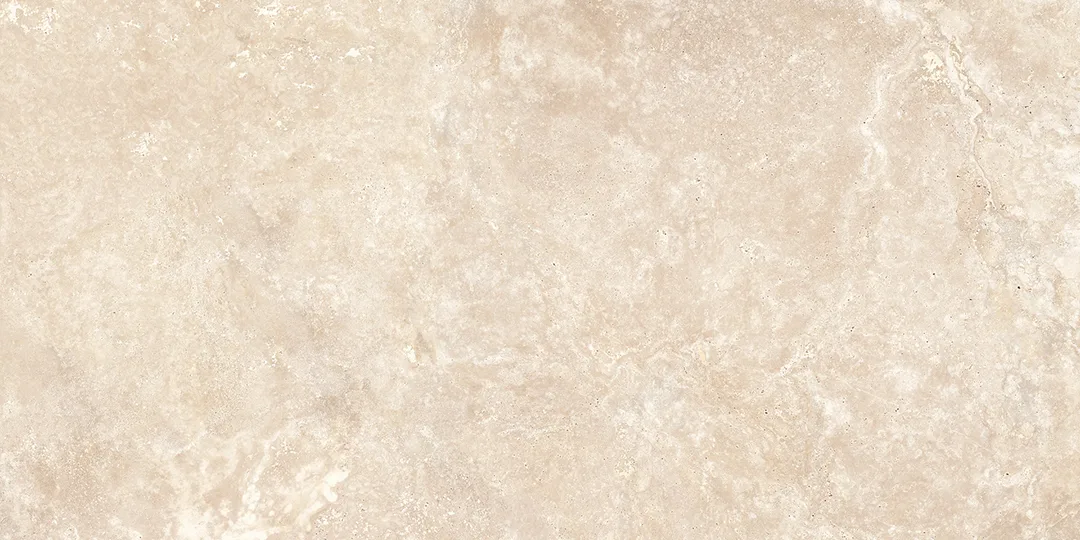 Beige Porcelain Tile 24x48 Vein Cut Finish from Real Stone Travertino collection