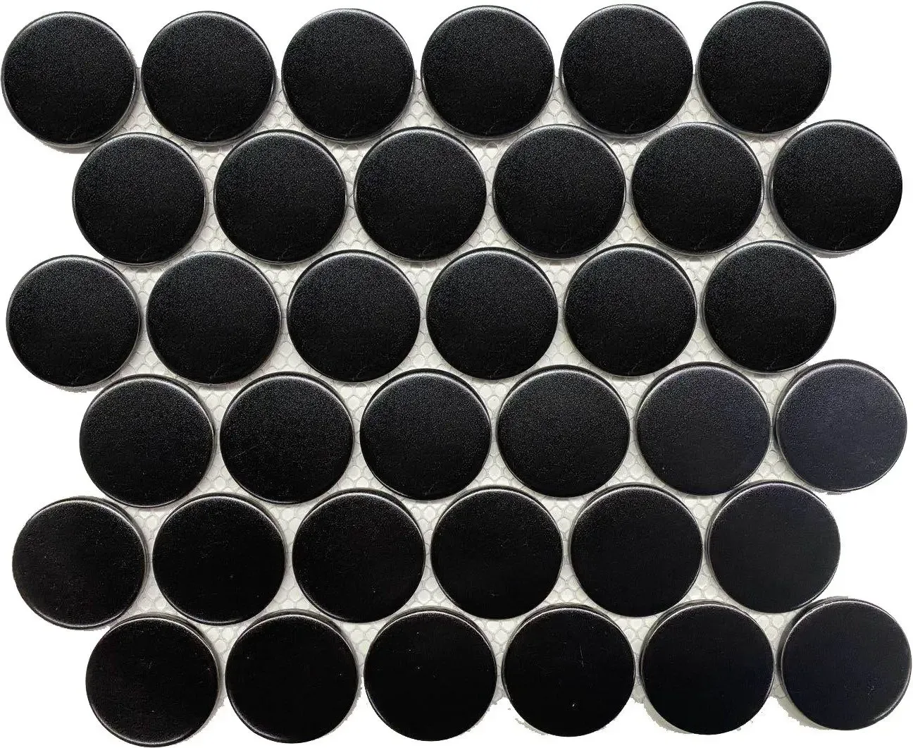 Matte 2" Black Dots