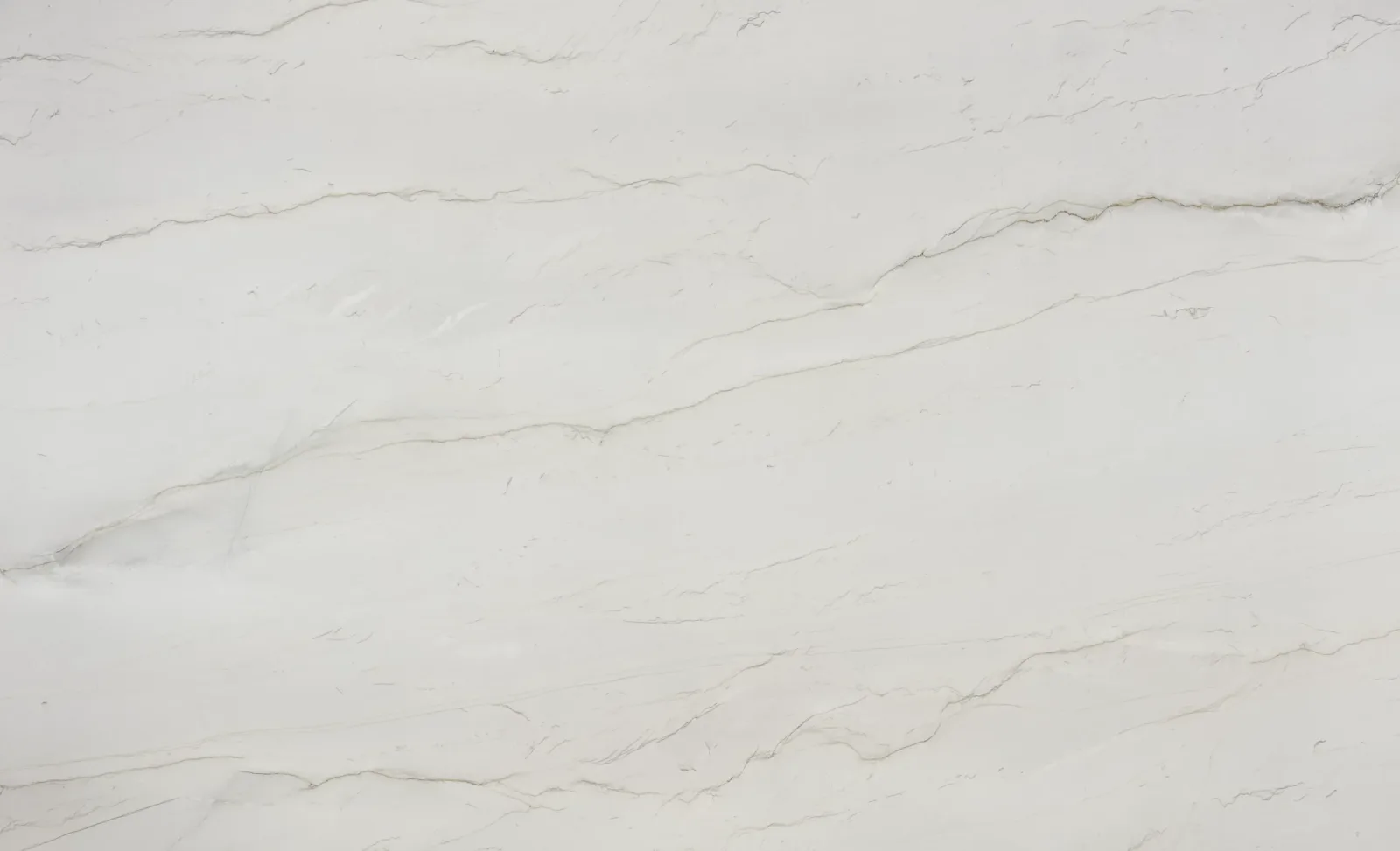 Mont Blanc Satin Quartzite Countertop in satin finish, 2CM and 3CM thickness, versatile for residential and commercial use.