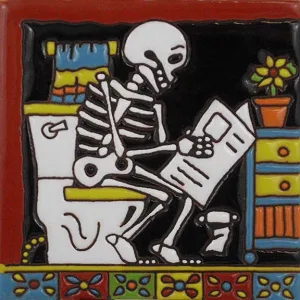 DD Bano - Dia de los Muertos Art Tile