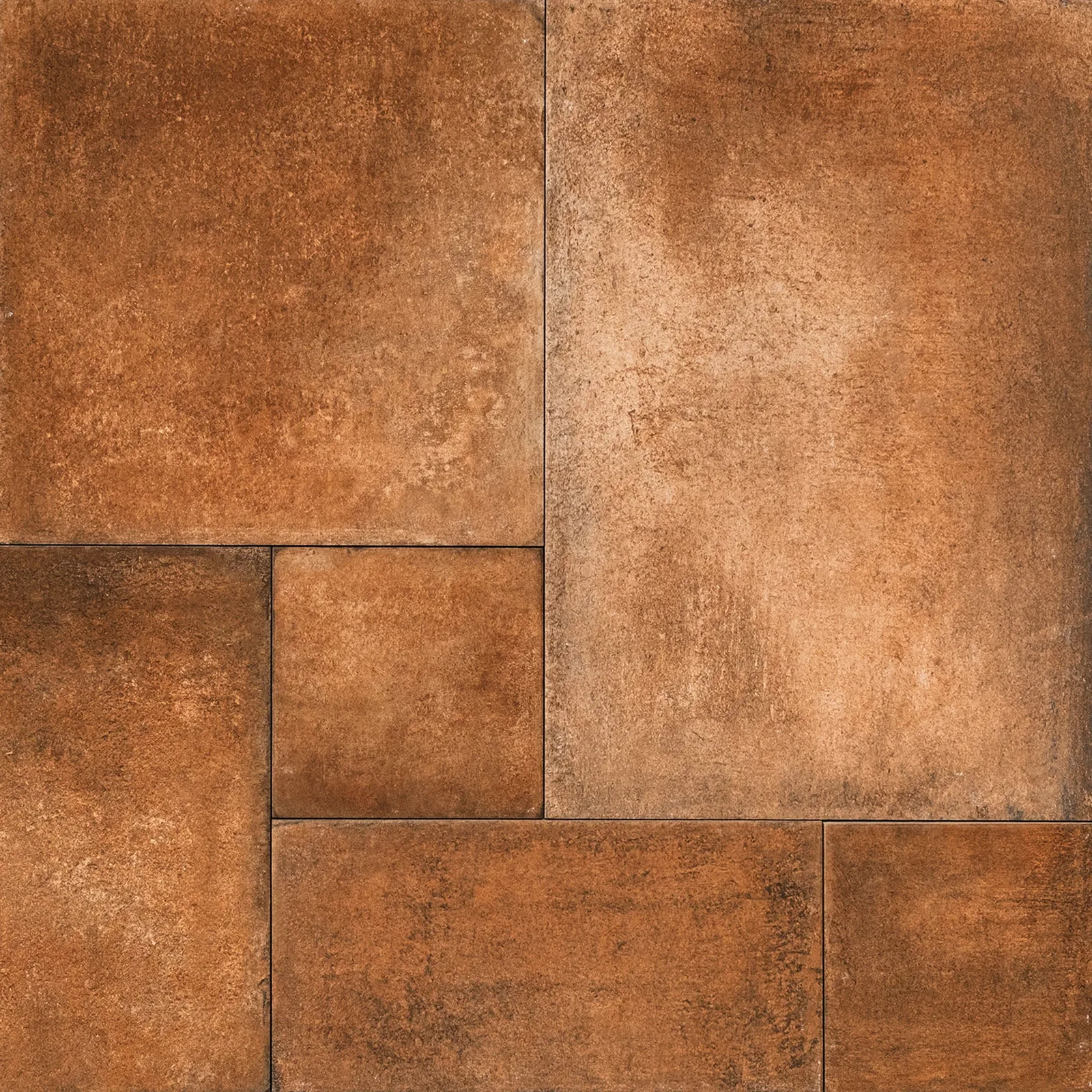 Valdorcia Safe R11 porcelain tile in COTTO, TERRACOTTA, OCRA colors with a matte finish, available in sizes 8X8, 8X16, 16X16, 16X24.