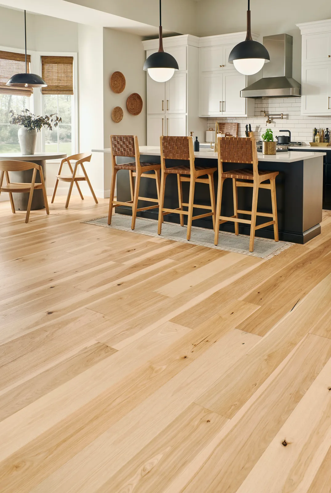 Lattitude Forest Park engineered hardwood in Natural finish, 1/2" thickness, 7" width, premium engineered hardwood material.