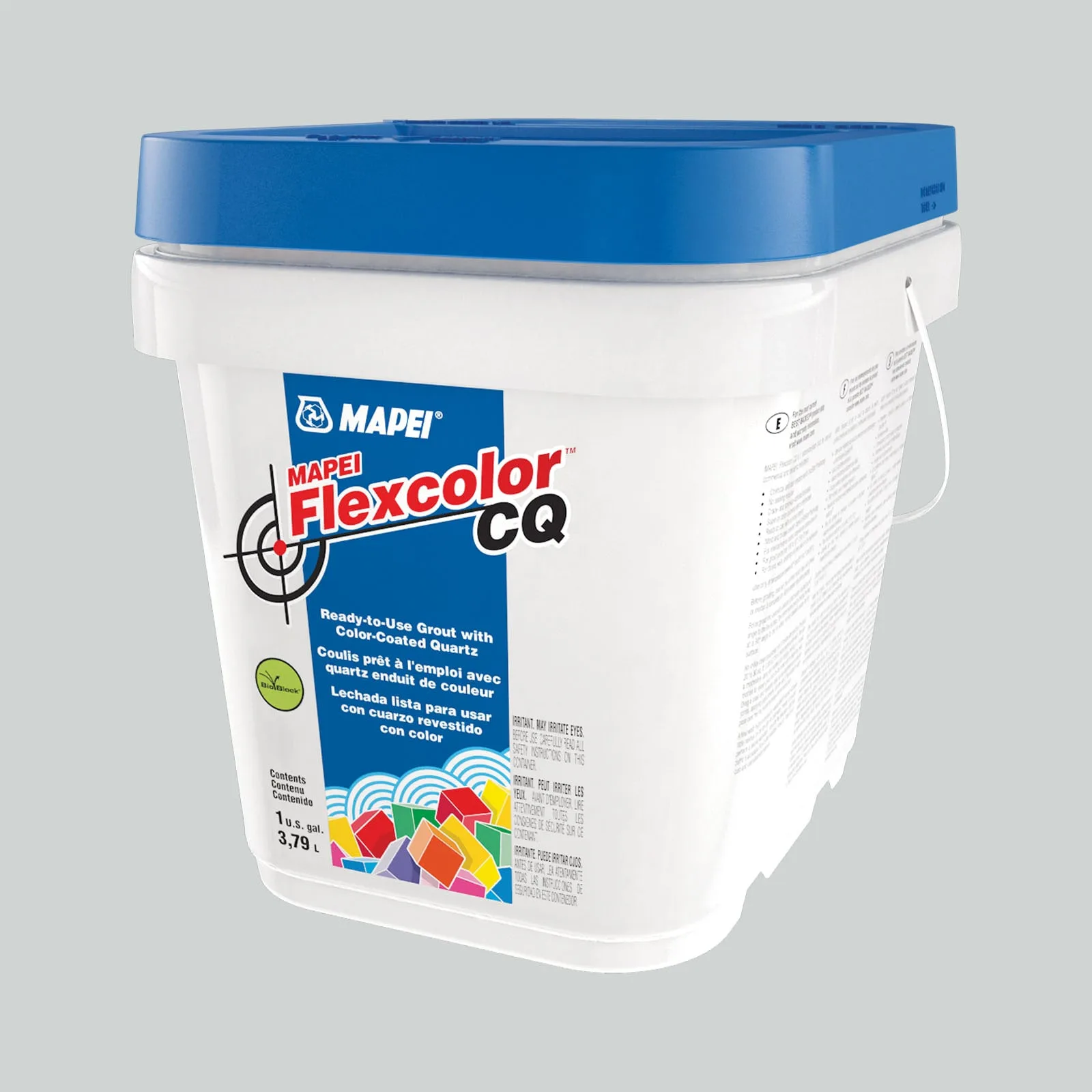 Mapei Flexcolor CQ Sea Salt #5229 Sanded Acrylic Premix Grout 1 Gal in a soft sea salt color