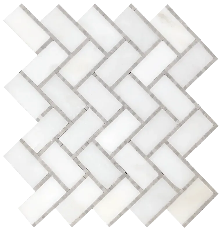 Micro Herringbone W Grey Dot