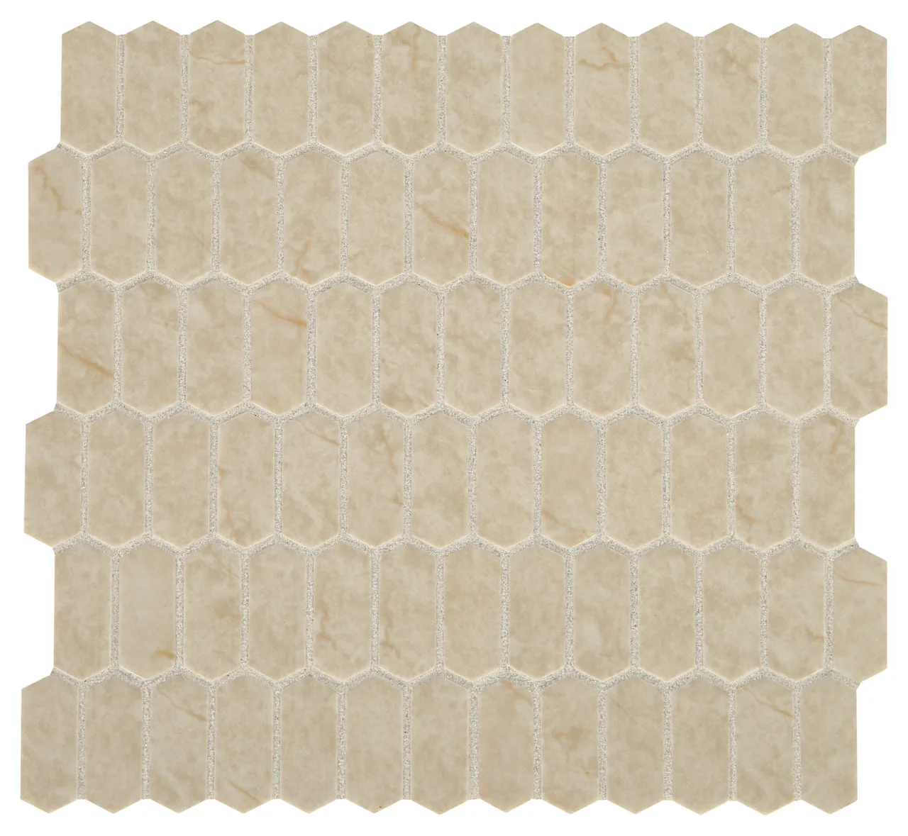 Daltile Statuette Harbor Beige 1X2, Matte Mosaic Tile