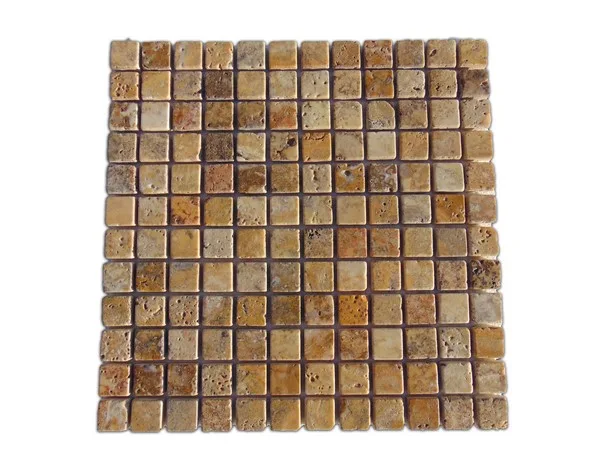 Autumn Leaves (Scabos) Travertine Mosaic