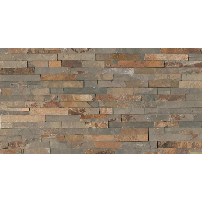 Butterscotch Gauged Slate 6x24 natural stone flooring, featuring a warm butterscotch color with unique veining and a gauged finish.