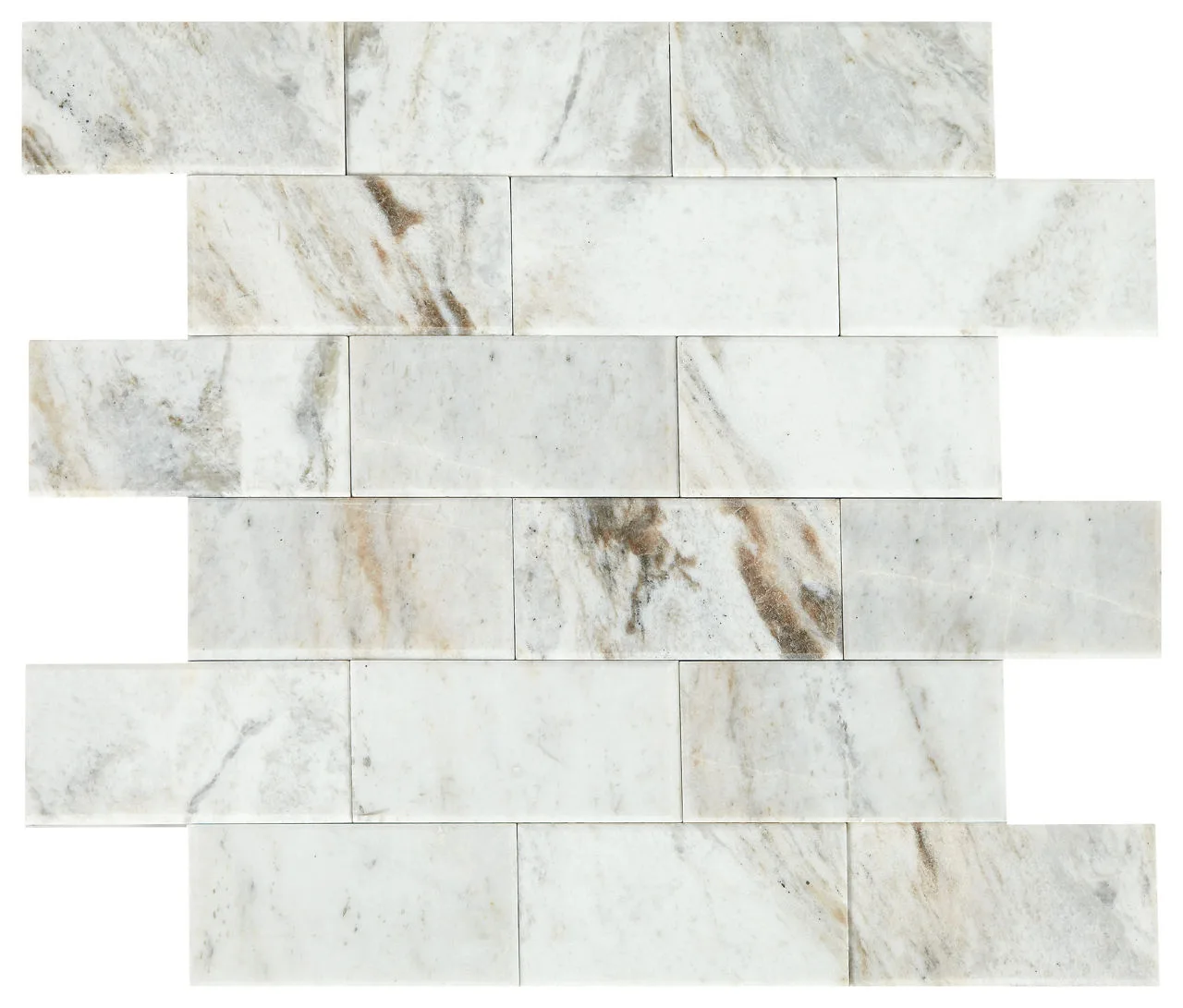 Daltile SimplyStick Mosaix Daphne White