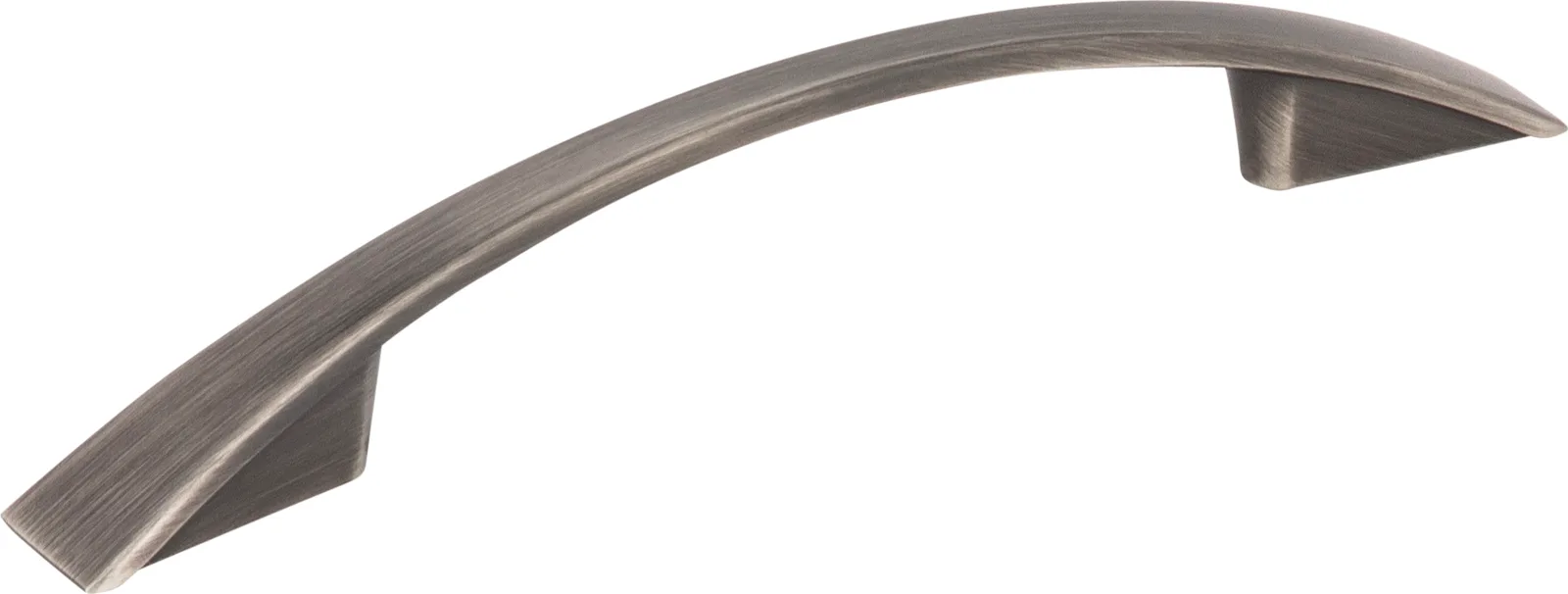 Regan Cabinet Pull-96 in Pewter finish, decorative hardware for cabinets, overall length 5-9/16 inches, center-to-center 96 mm
