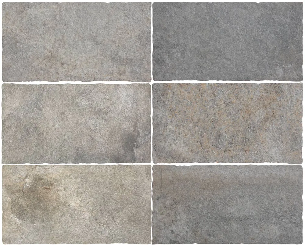 Porfido Porcelain Pavers in rough finish, 16x32 size, durable porcelain material, ideal for outdoor use