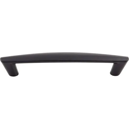 Tinley Pull in Flat Black, Brushed Satin Nickel, and Polished Chrome finishes, decorative hardware by Top Knobs