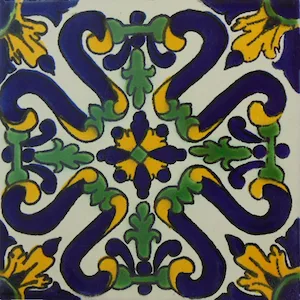 L98 - Blue Swan Talavera Tile