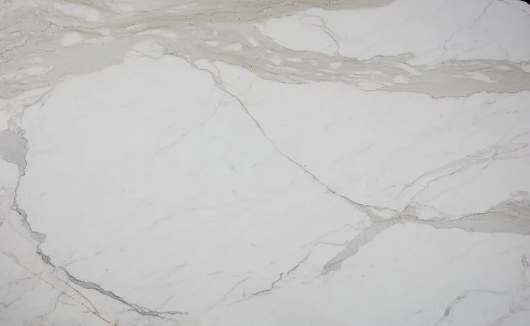 Calacatta Betogli Extra marble countertop 3/4" thick, white with grey veining, ideal for residential and commercial use