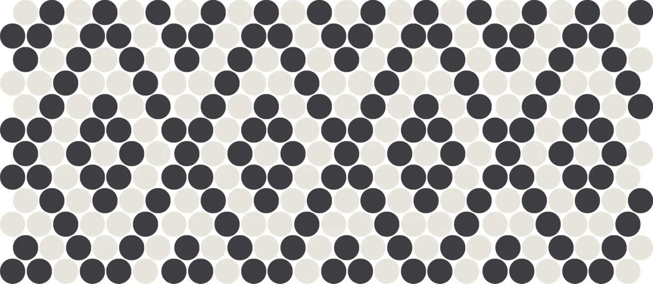Daltile Keystones Arctic White/Black