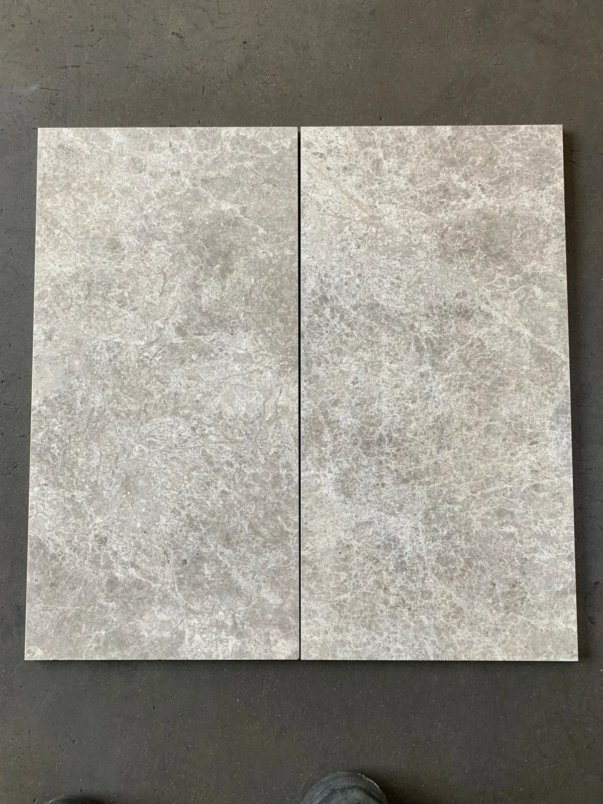 Valensa (Tundra) Gray Marble 12x24 polished and honed finish natural stone