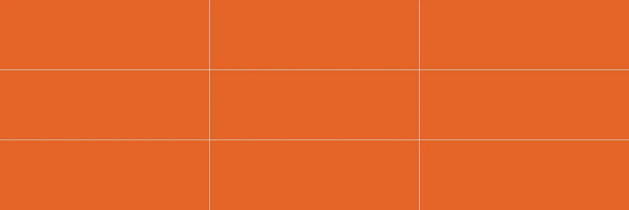 Daltile Color Wheel Linear Orange Burst