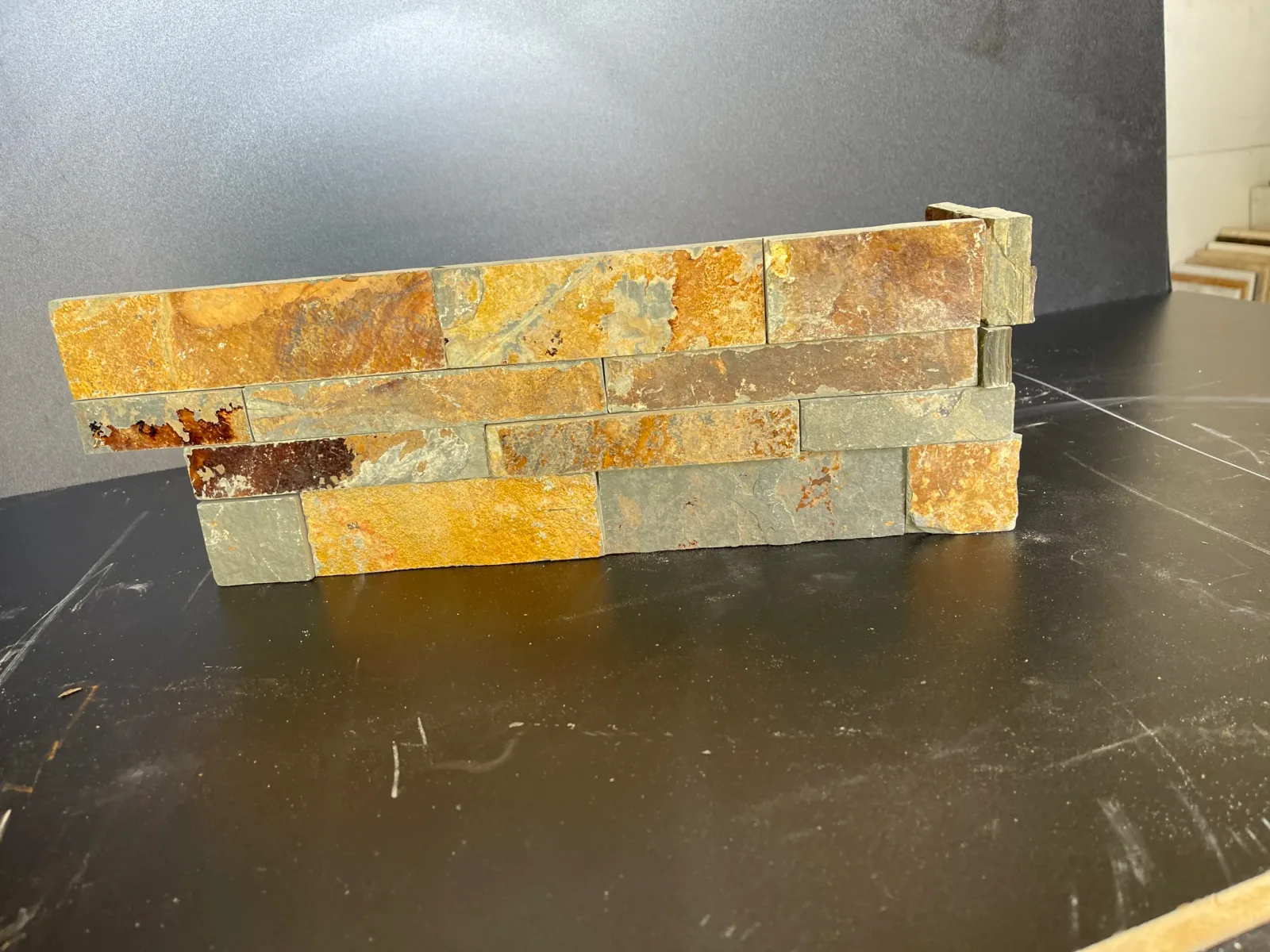 California Gold Slate Ledger Corner