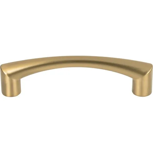 Hidra Pull decorative hardware in Honey Bronze finish, size 5 1/16, made by Top Knobs