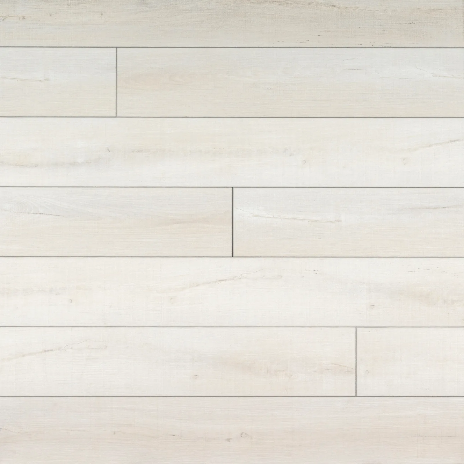 Andover - Whitby White LVP flooring, cool white color, low gloss finish, size 7x48 inches, 5mm thick, wood style