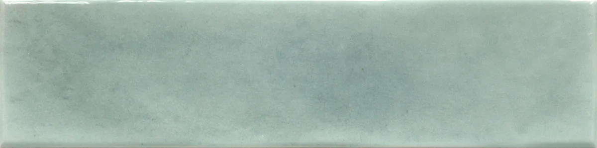 Opal Turquoise porcelain tile 3x12 size from Siena Decor, vibrant turquoise finish