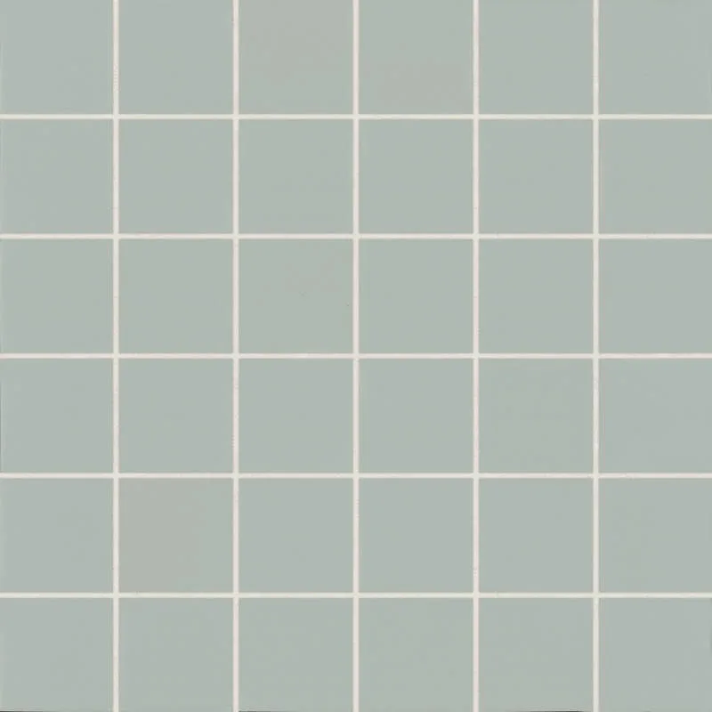 Marin Aloe Green Mosaic Tile in light green porcelain finish, sizes 12x12, 10.5x11.75, 8.25x13, and 11.5x12.5