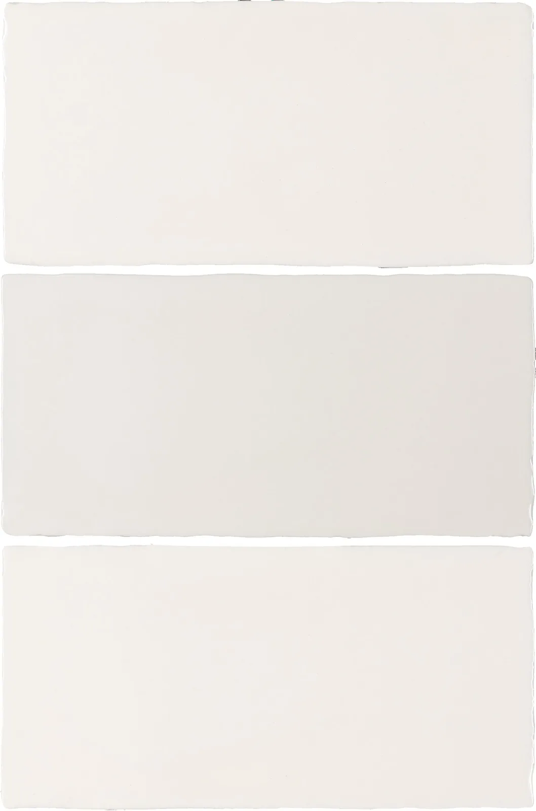 Tile Crafts porcelain tile in glossy finish, available in colors beige, offwhite, teal, sage, umber, and cotto, sizes 3x6, 6x6, and 6x12