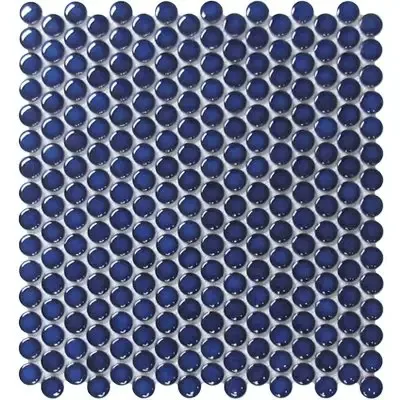 Bright Cobalt Penny Round