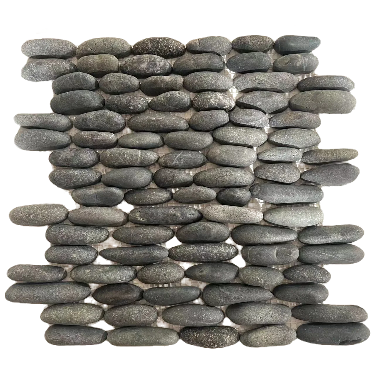 Dark Knight Standing Pebble Mosaic