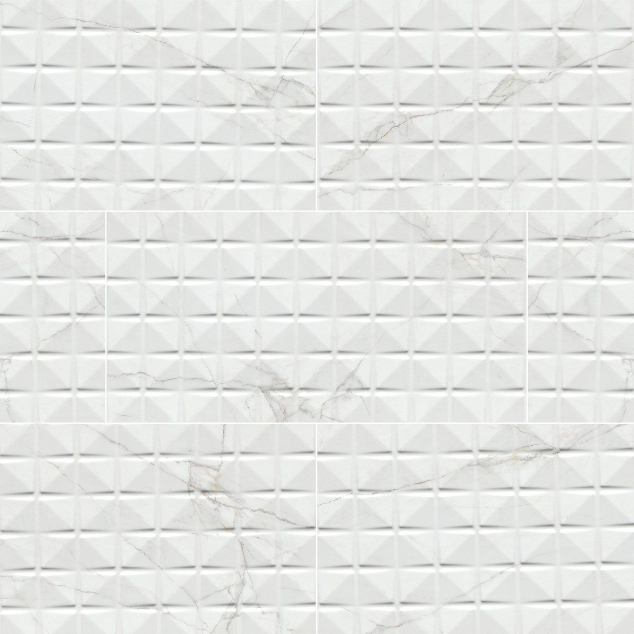 Dymo Calacatta Chex White