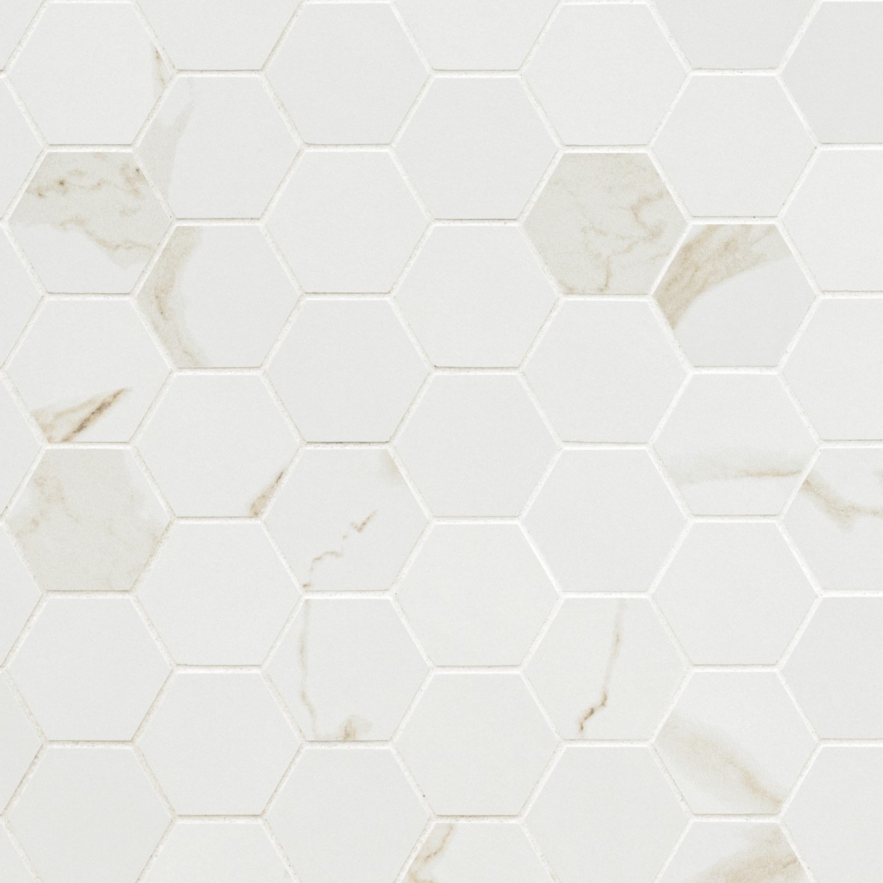 Eden Calacatta 2x2 Hexagon