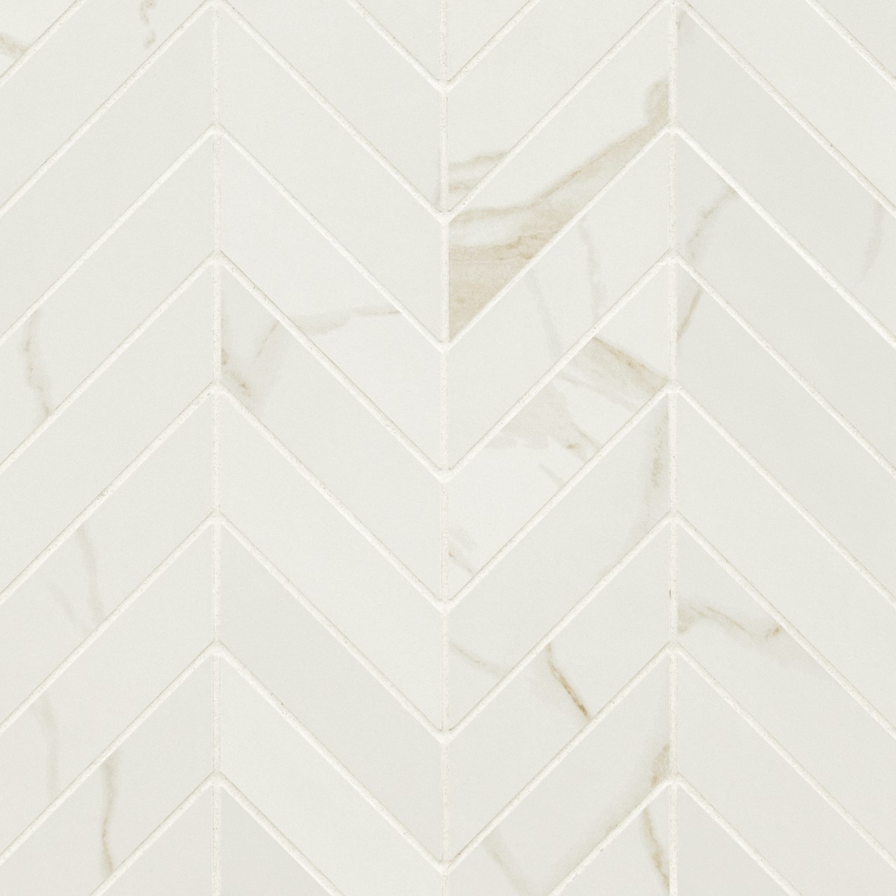 Eden Calacatta Chevron 12x15 Mosaic
