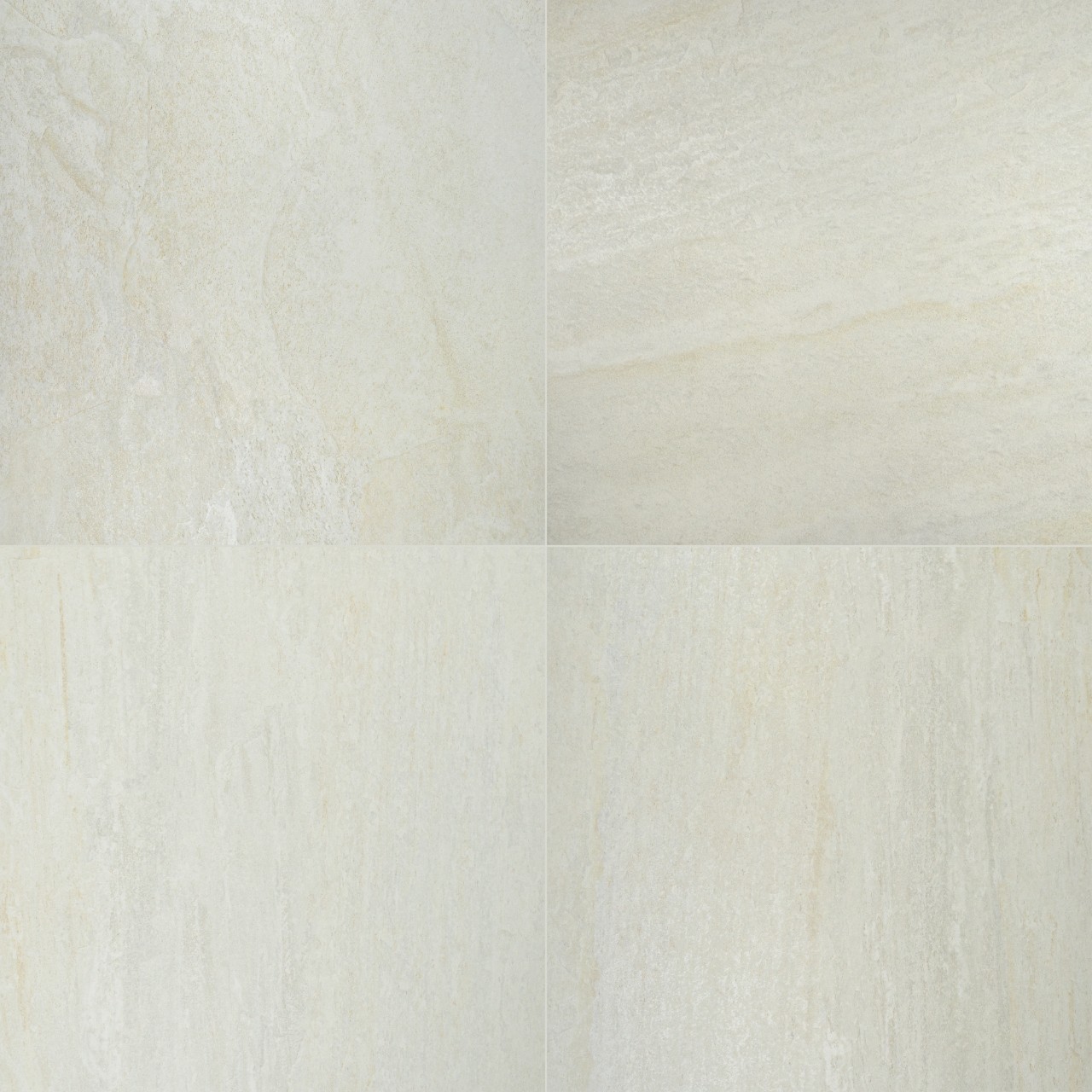 Legions Quartz White Porcelain Tile 24x24 Matte Finish Cool White Color