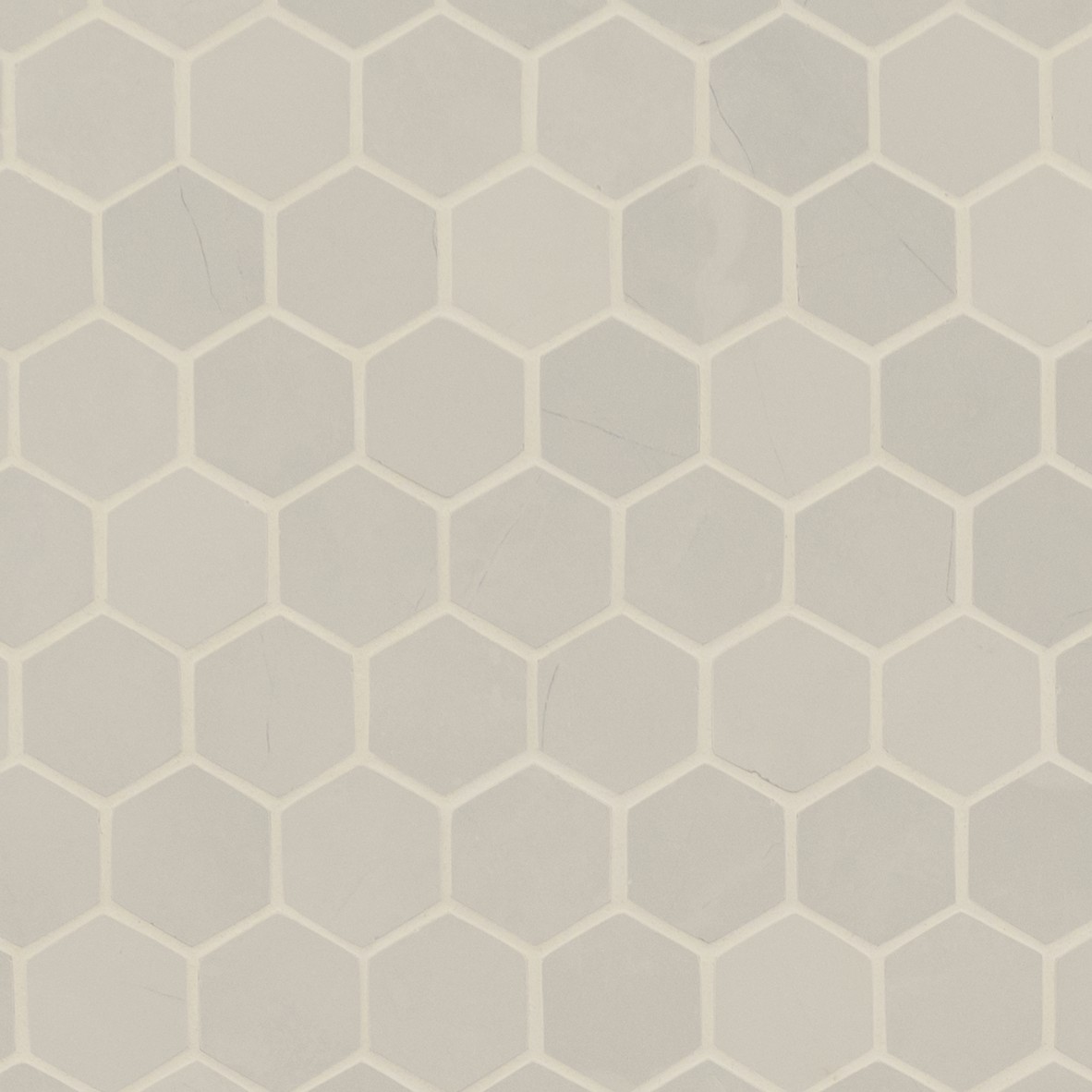 Sande Ivory 2x2 Hexagon