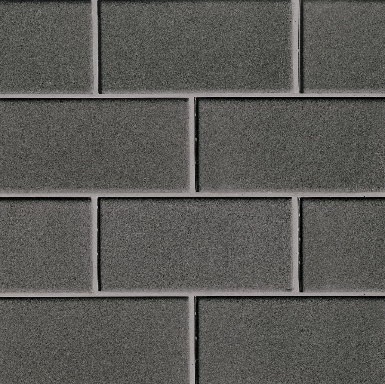 Metallic Gray Ceramic Tile 4x12 and 3x6 sizes, 5/16 thickness, sleek metallic finish